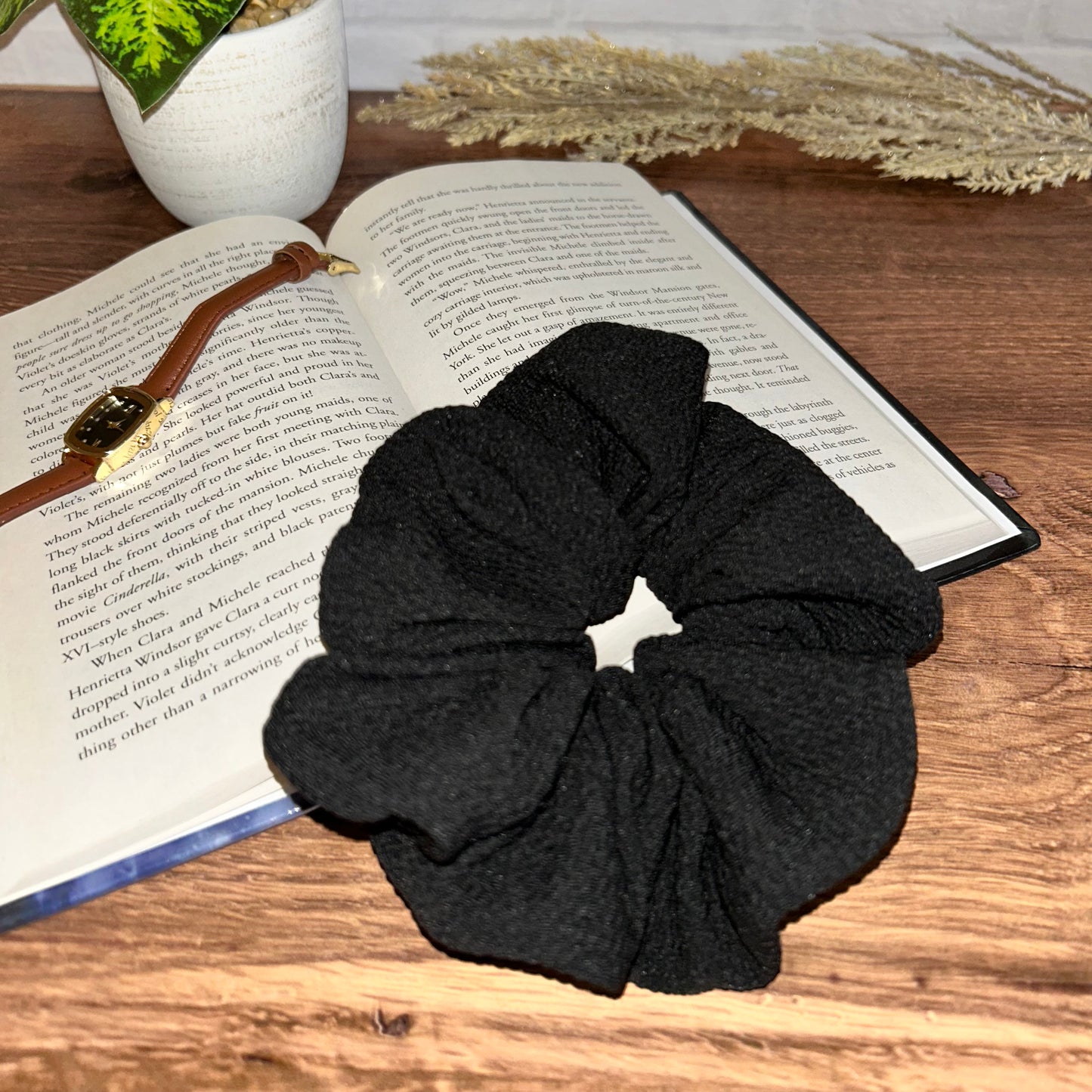 Black Bullet Scrunchie